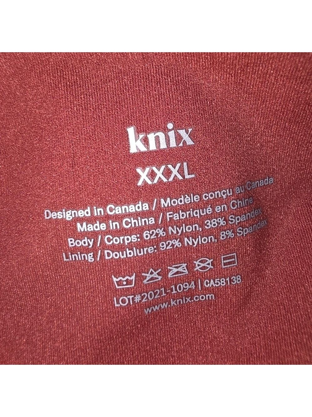 Knix Women's Shapewear Top XXXL Rustic Orange #BRA24 - Picture 3 of 5